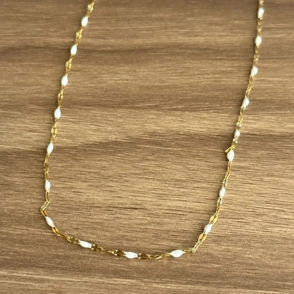 Boho Beaded Necklace Q739